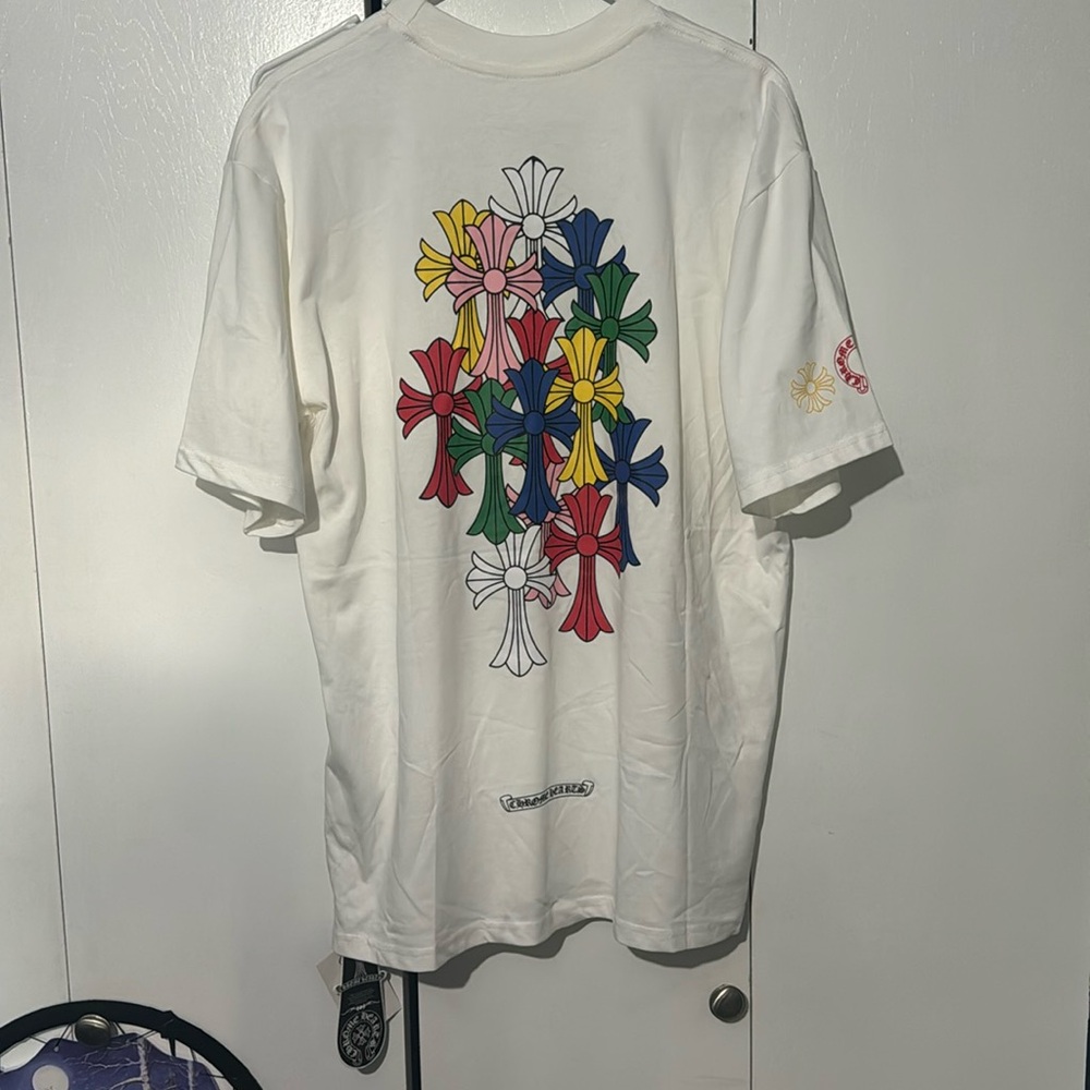 Chrome Hearts Multi Color Cross Cemetery T-shirt